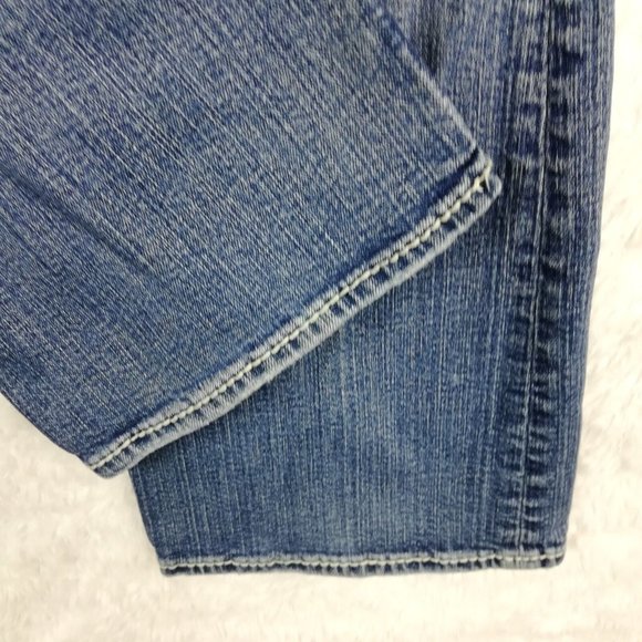 Silver Womens Jeans Suki Surplus Boot Cut Blue Denim Stone Wash Flap Pocket 28 - Picture 5 of 15